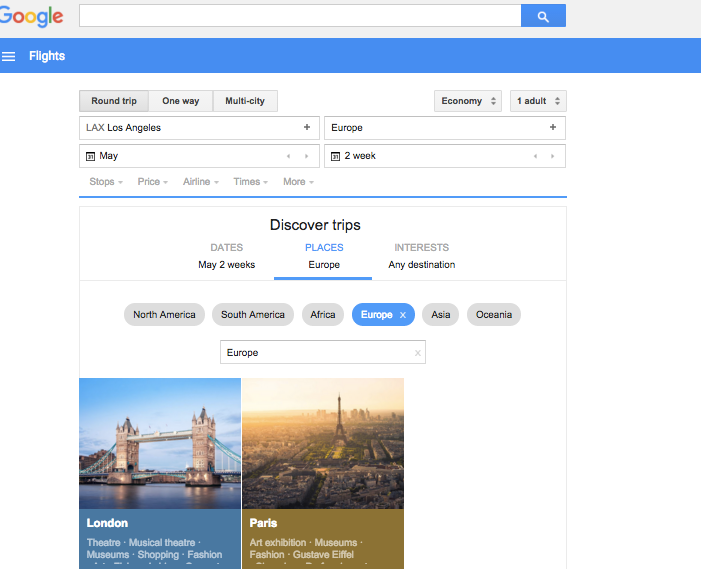 Illustration til artikel med titlen De bedste tip til at finde billige flyrejser med Google-flyvninger